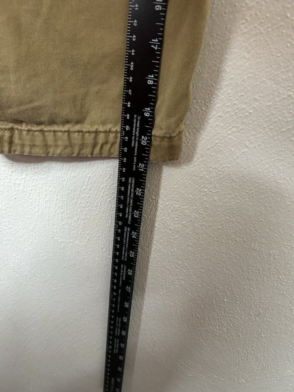 Hollister Cali Longboard Fit Chino Shorts Mens 30 Khaki Tan Tropical VTG Y2K - Picture 5 of 7